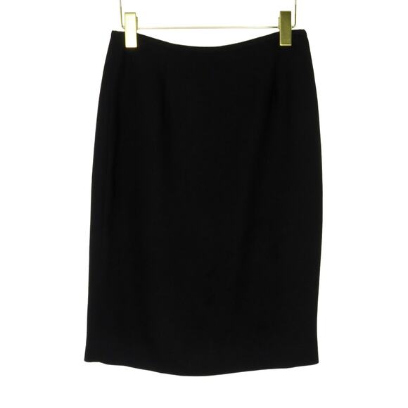 Calvin Klein High Rise Black Pencil Skirt Professional Suit Skirt Size 2 XS - Picture 3 of 6